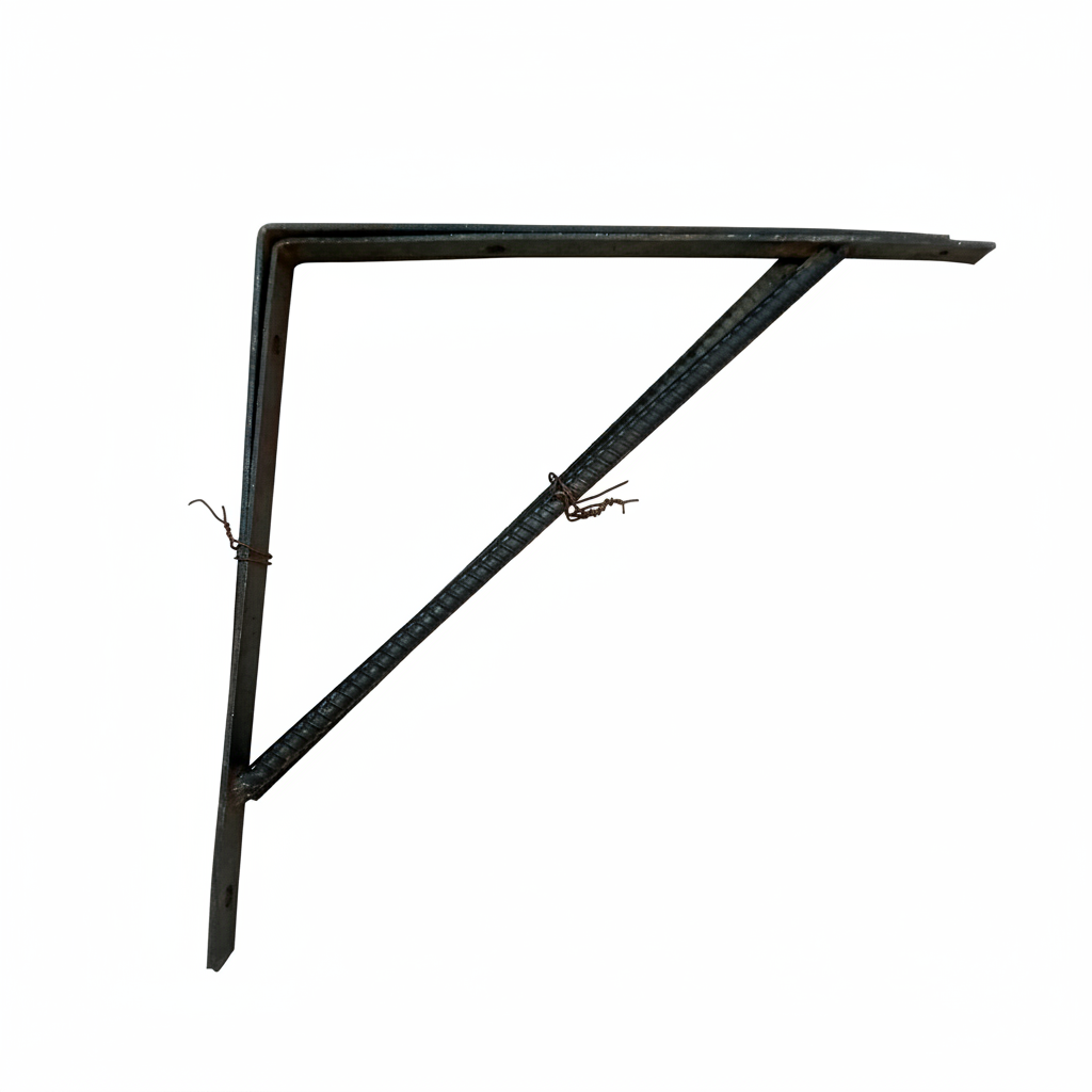Bracket Black 12x12