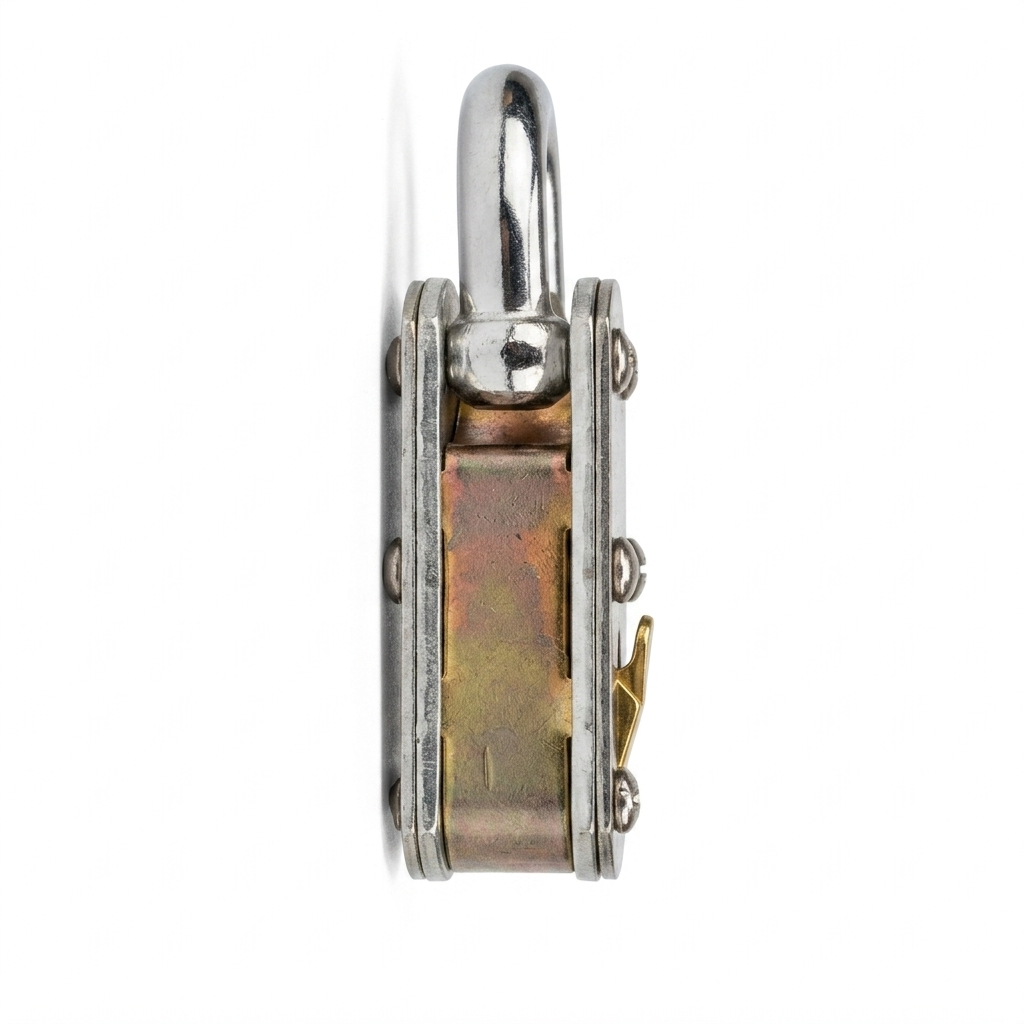 Cufflinks with a camouflage design on a white background