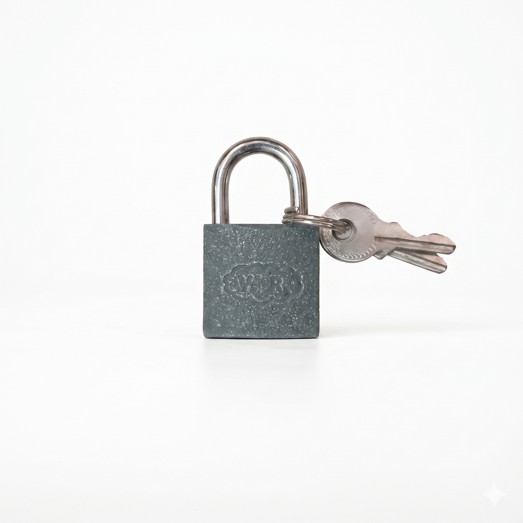 Black Padlock 25mm