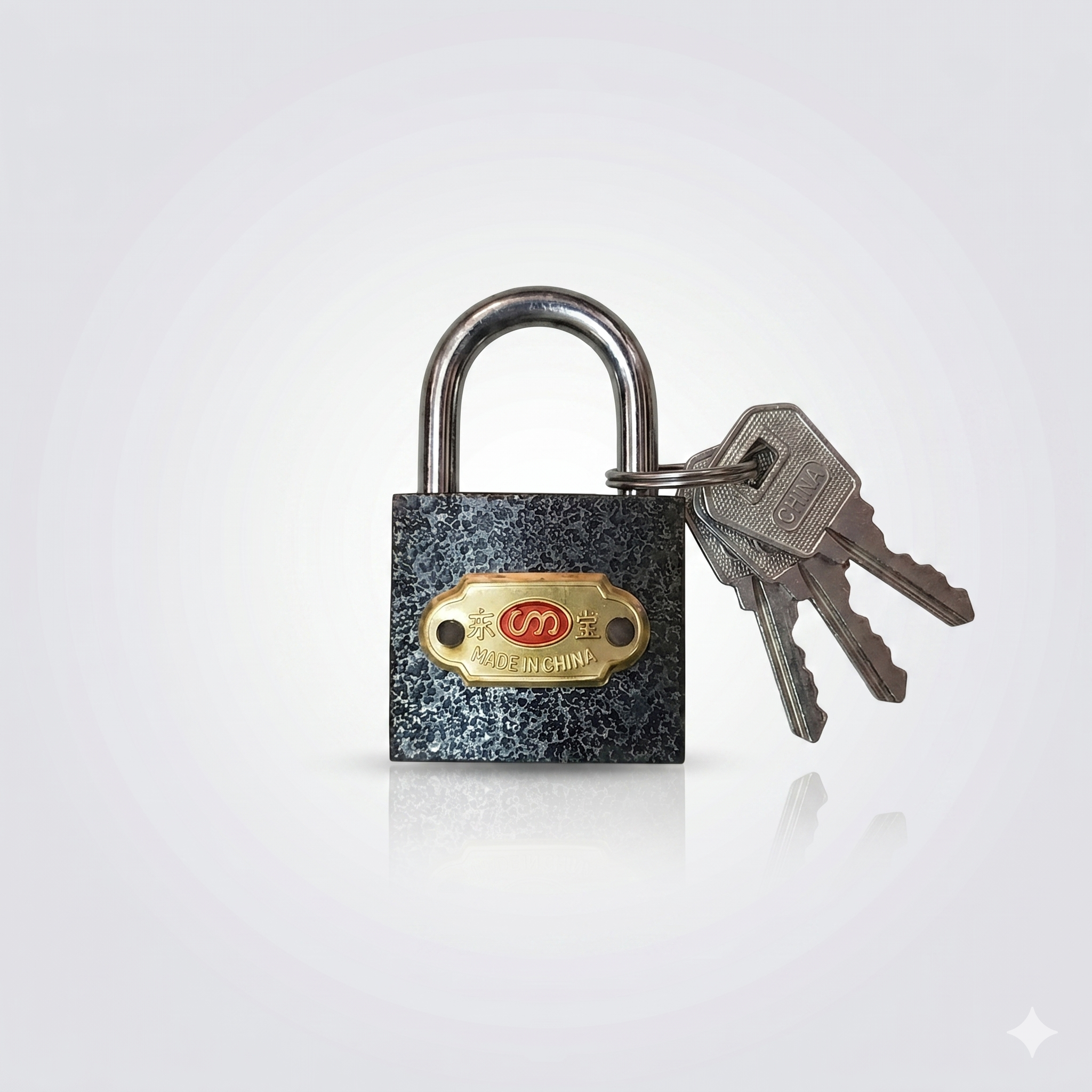 Black Padlock 32mm