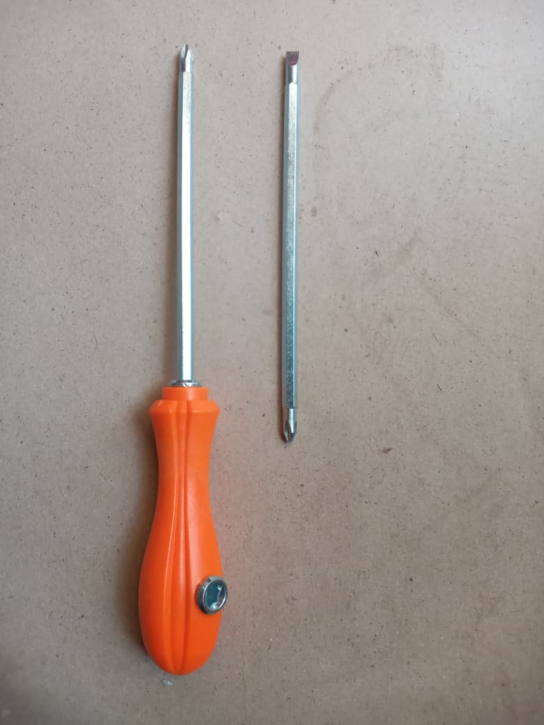 Screwdriver Orange 2-way Half Rod - 4" & 6"