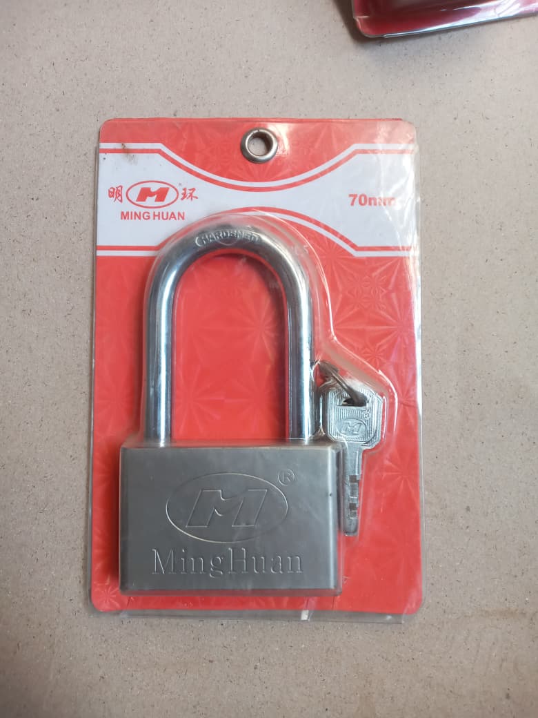 MingHuan Padlock Long Neck - Multiple Sizes (30mm to 70mm)