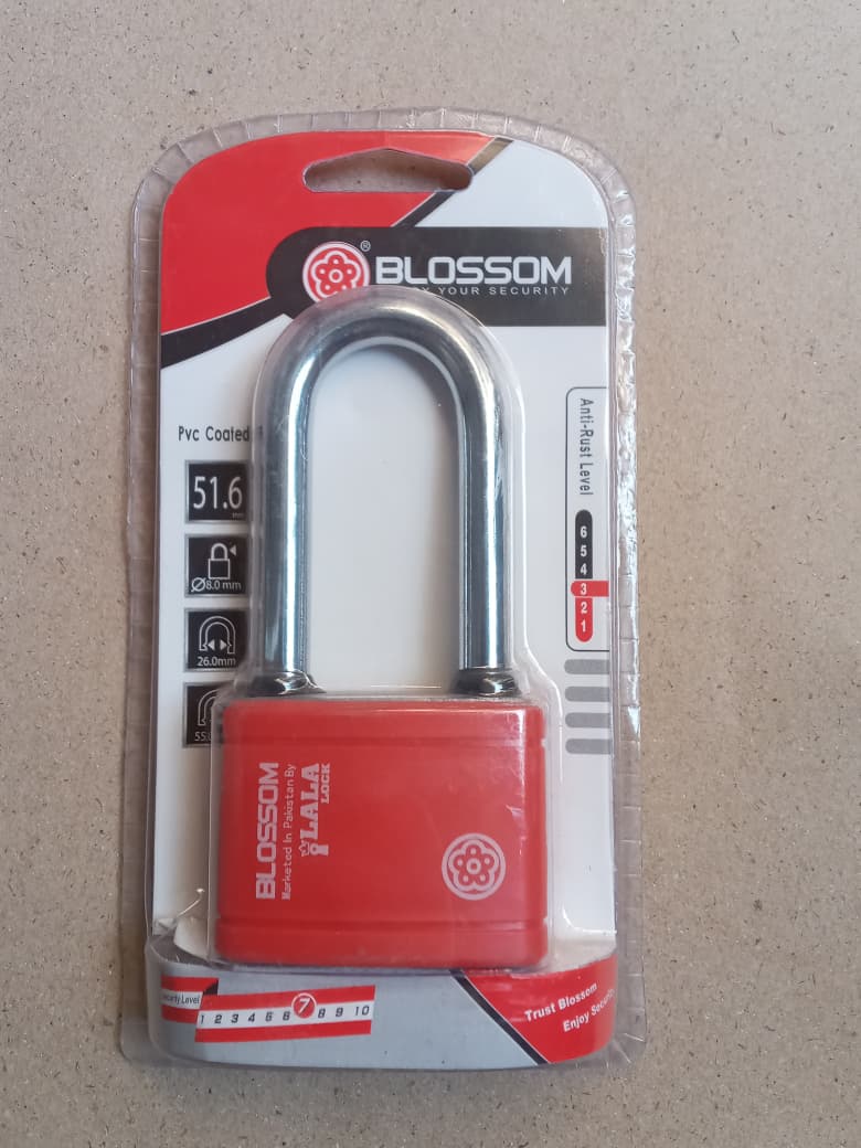 Blossom Padlock Long Neck - Multiple Sizes (43mm to 63mm)