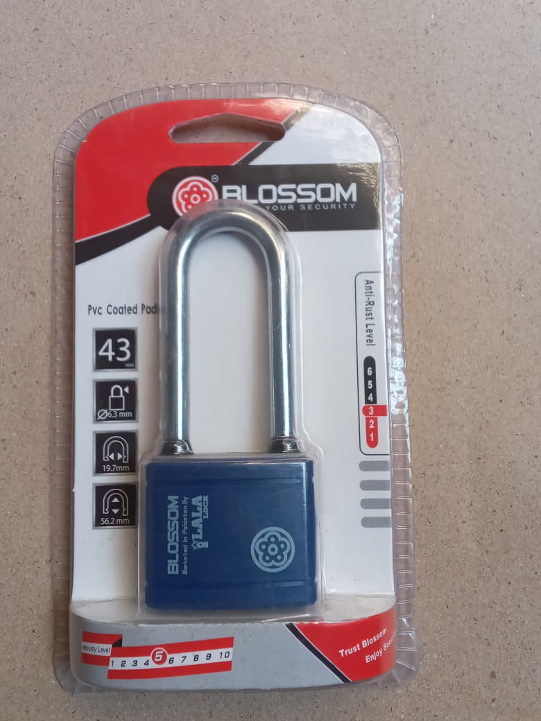 Blossom Padlock Long Neck - Multiple Sizes (43mm to 63mm)